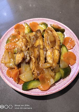 A picture of Sweet and Sour Pompano.