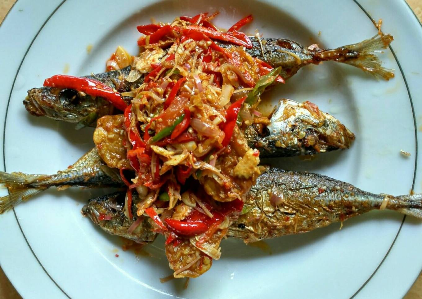 Sambal Rajang Combrang Ikan Serai dan Tempe
