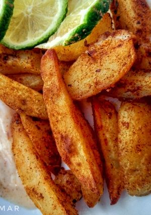 A picture of Peri peri Wedges.