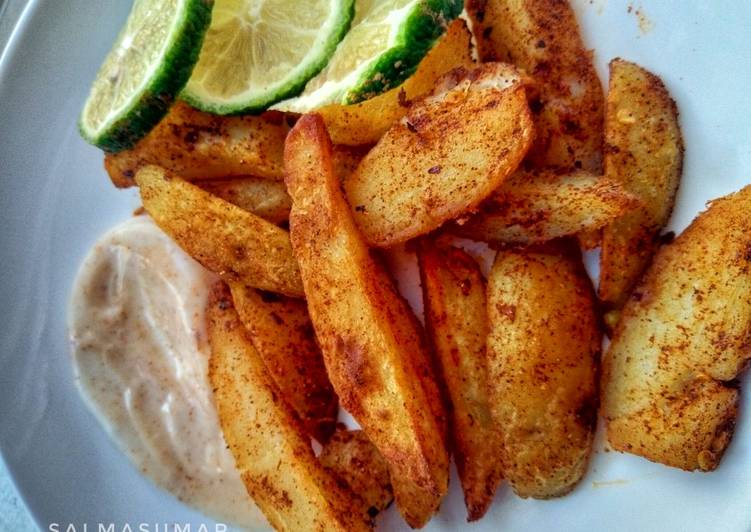 Steps to Prepare Perfect Peri peri Wedges