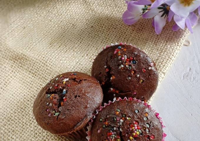 Cup cake brownies pisang coklat