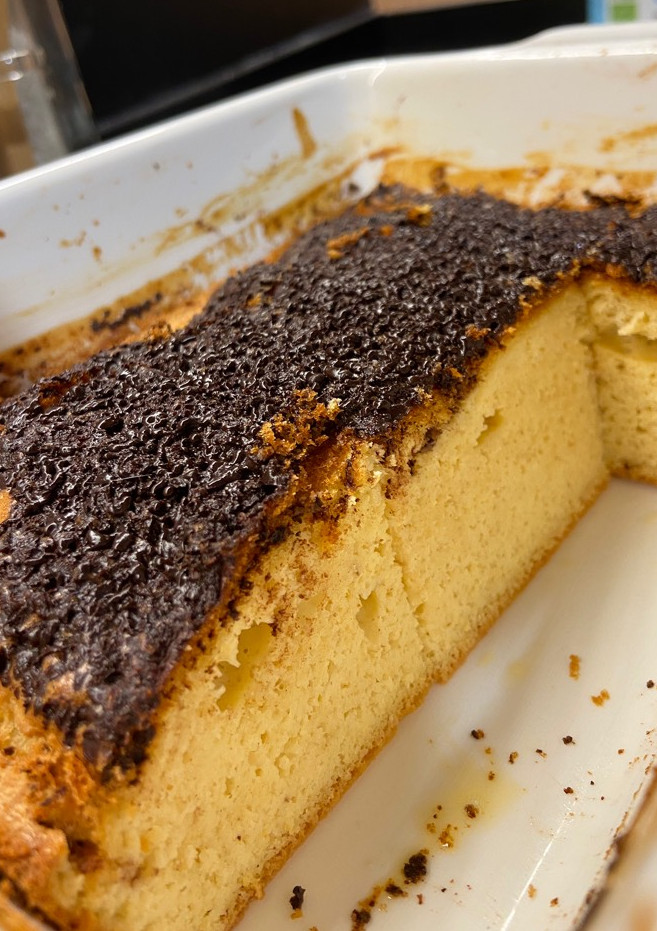 Una foto de Bizcocho de Avena con Limón 🍋 y Chocolate 🍫