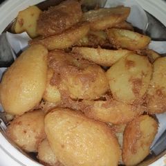 Egg Coated Irish Potatoes A picture of Egg Coated Irish Potatoes.