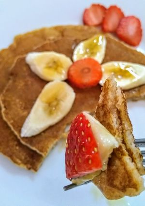 A picture of Whole wheat pancakes.