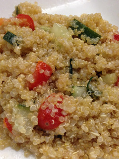 A picture of Quinoa Tabbouleh.