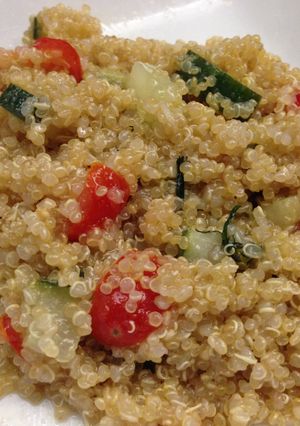 A picture of Quinoa Tabbouleh.