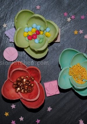 A picture of Chocolate flowers.