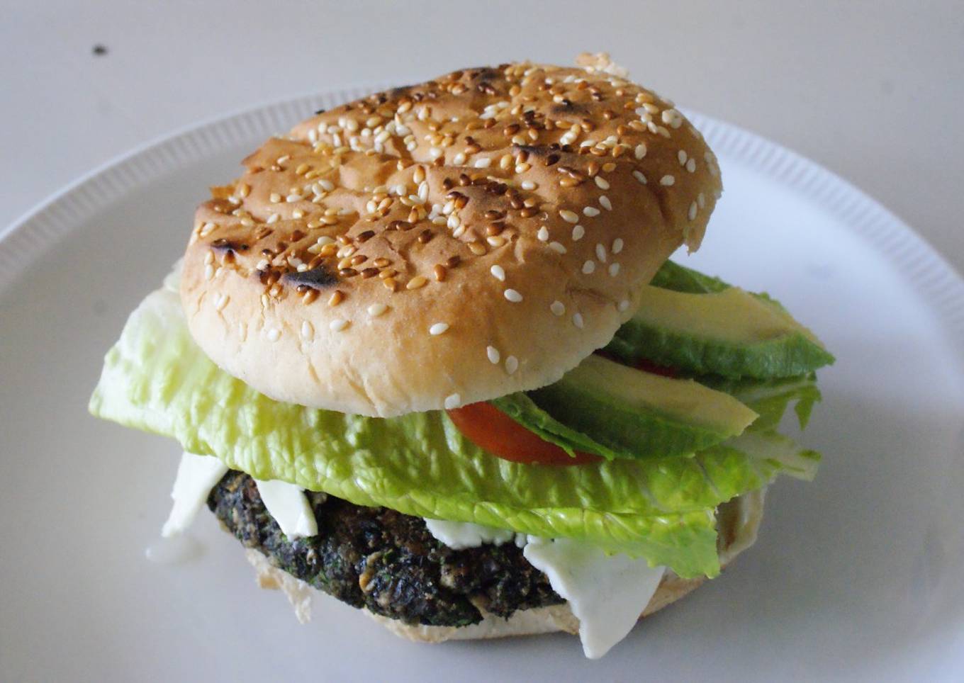 Hamburguesa de hongos