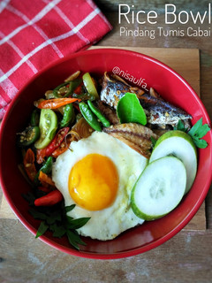 Foto resep Rice Bowl Pindang Tumis Cabai #bikinramadanberkesan