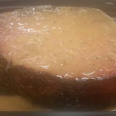 A picture of Pastrami Steak w/ Pan Sauce.
