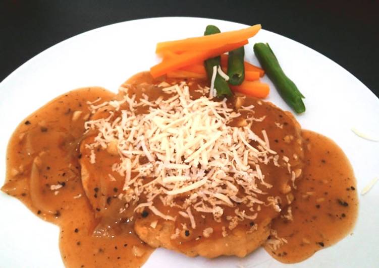 Steak Tempe Saus Lada Hitam