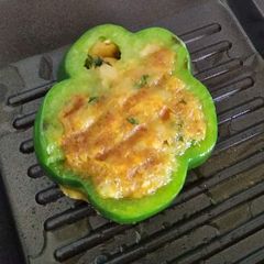 A picture of Capsicum masala ring.