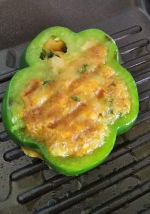 A picture of Capsicum masala ring.
