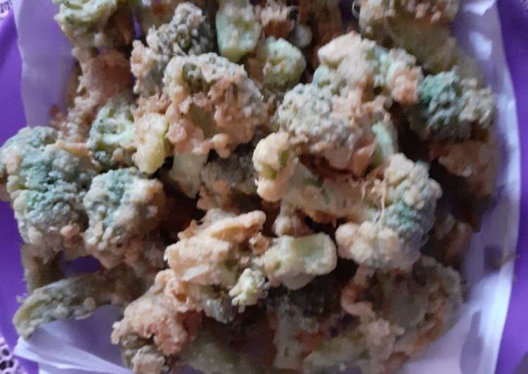 Resep Brokoli goreng tepung, Bikin Ngiler