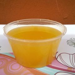 A picture of Sugar Cane and orange Juice.