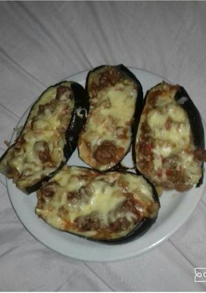 Una foto de Berenjenas rellenas