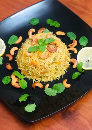 صورة لوصفة كبسة بالخضار