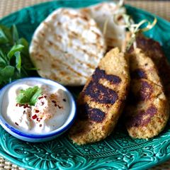 Chickpea kabab A picture of Chickpea kabab.