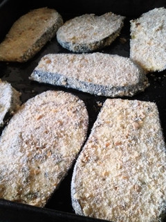 Una foto de Milanesas de berenjenas EXPRESS