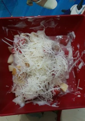 Foto resep Salad buah simple