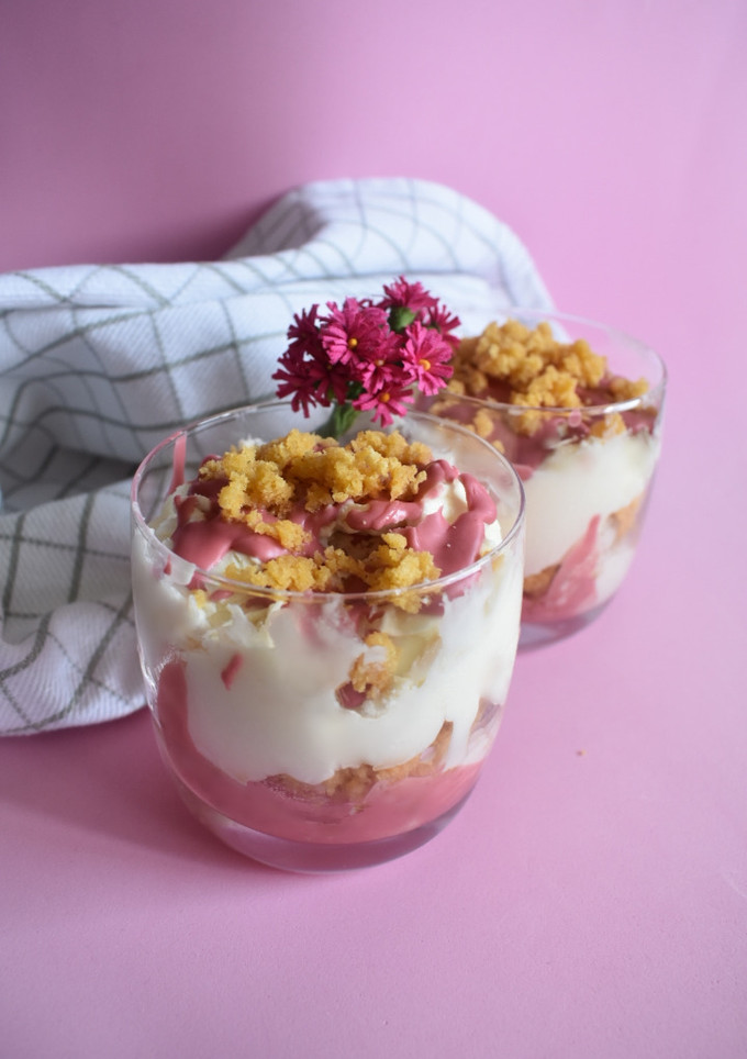 Una foto de Mcflurry de pantera rosa