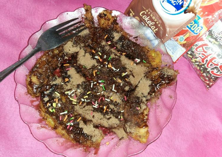 Nugget Pisang Susu coklat
