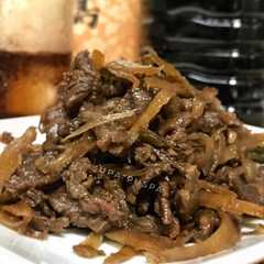 รูปของ Niiyama gyuu niku gobou shigure (beef burdock shigure)