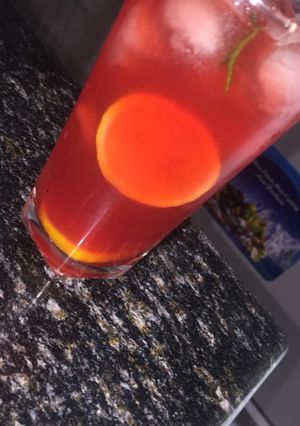 A picture of Homemade Tropicana lemonade.