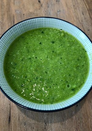 Une photo de Soupe de petits pois