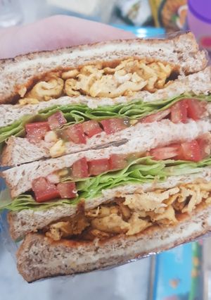 Foto resep Clean Eating - Simple Egg Sandwich