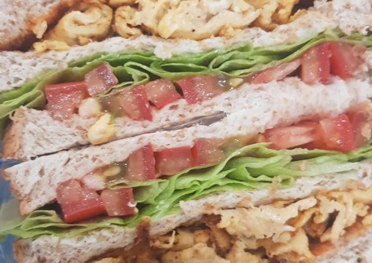 Cara Gampang Membuat Clean Eating - Simple Egg Sandwich Anti Gagal