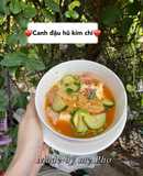 Canh đậu hũ kim chi