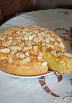 Foto resep Cake Double Cheese Almond