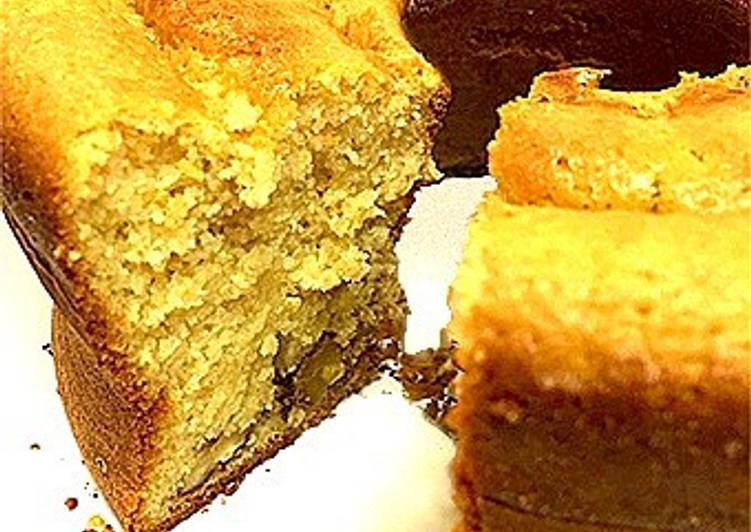 Bolo de laranja com nozes