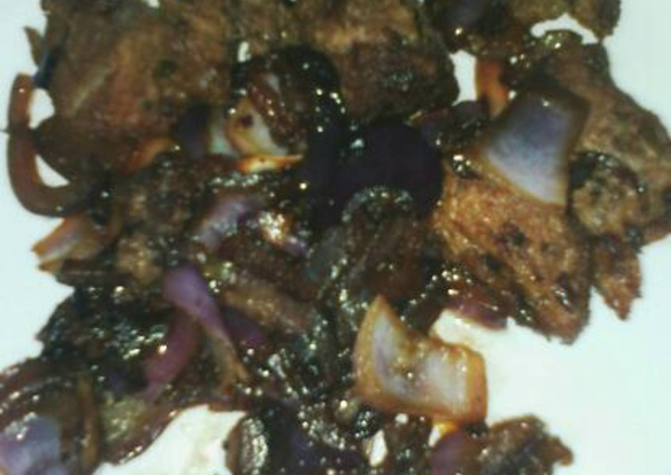Fried pork