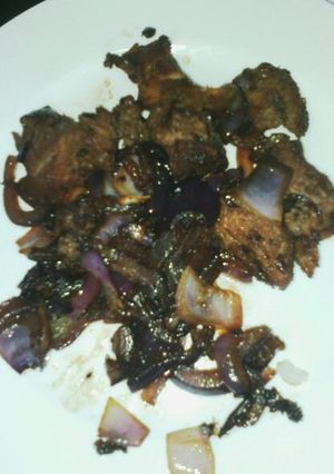 A picture of Fried pork.