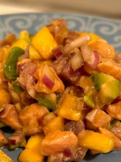 Foto de Ceviche de Salmão e Manga