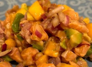 Foto de Ceviche de Salmão e Manga