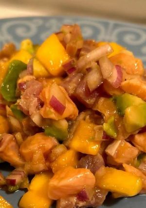 Foto de Ceviche de Salmão e Manga