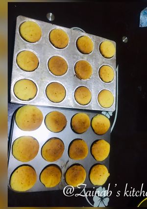 A picture of Eid cup cakes.