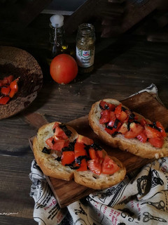 Foto resep Salad tomat toping nori