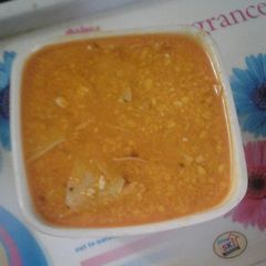 A picture of Mangodi papad curry.