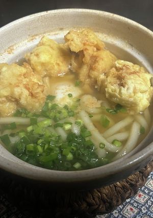 A picture of Chicken Paitan Hot Pot Udon.