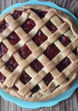 Una foto de Pastafrola de membrillo