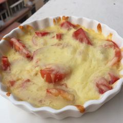 A picture of Baked Mozzarella.