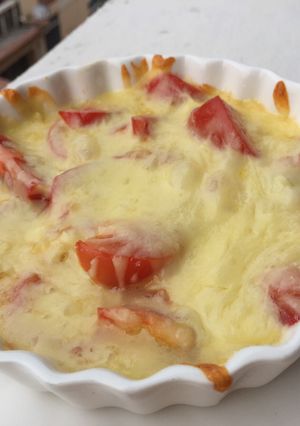 A picture of Baked Mozzarella.
