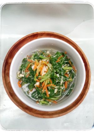 Foto resep Sup Bayam Telur