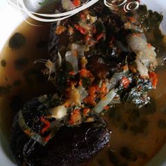 A picture of Smoked catfish pepper soup.