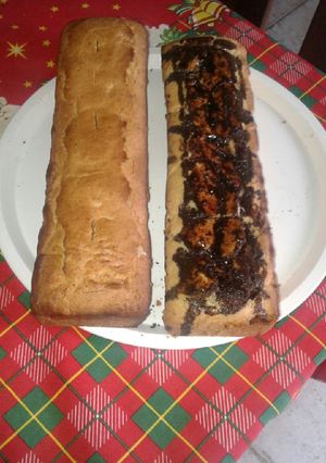 Una foto de Budín de vainilla y Budín de chip de chocolate