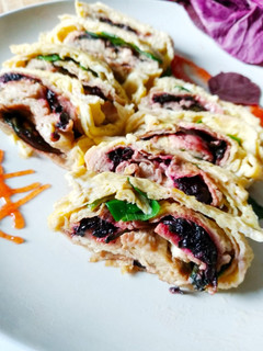 Foto resep Bayam Merah Telur Gulung (Tamagoyaki)